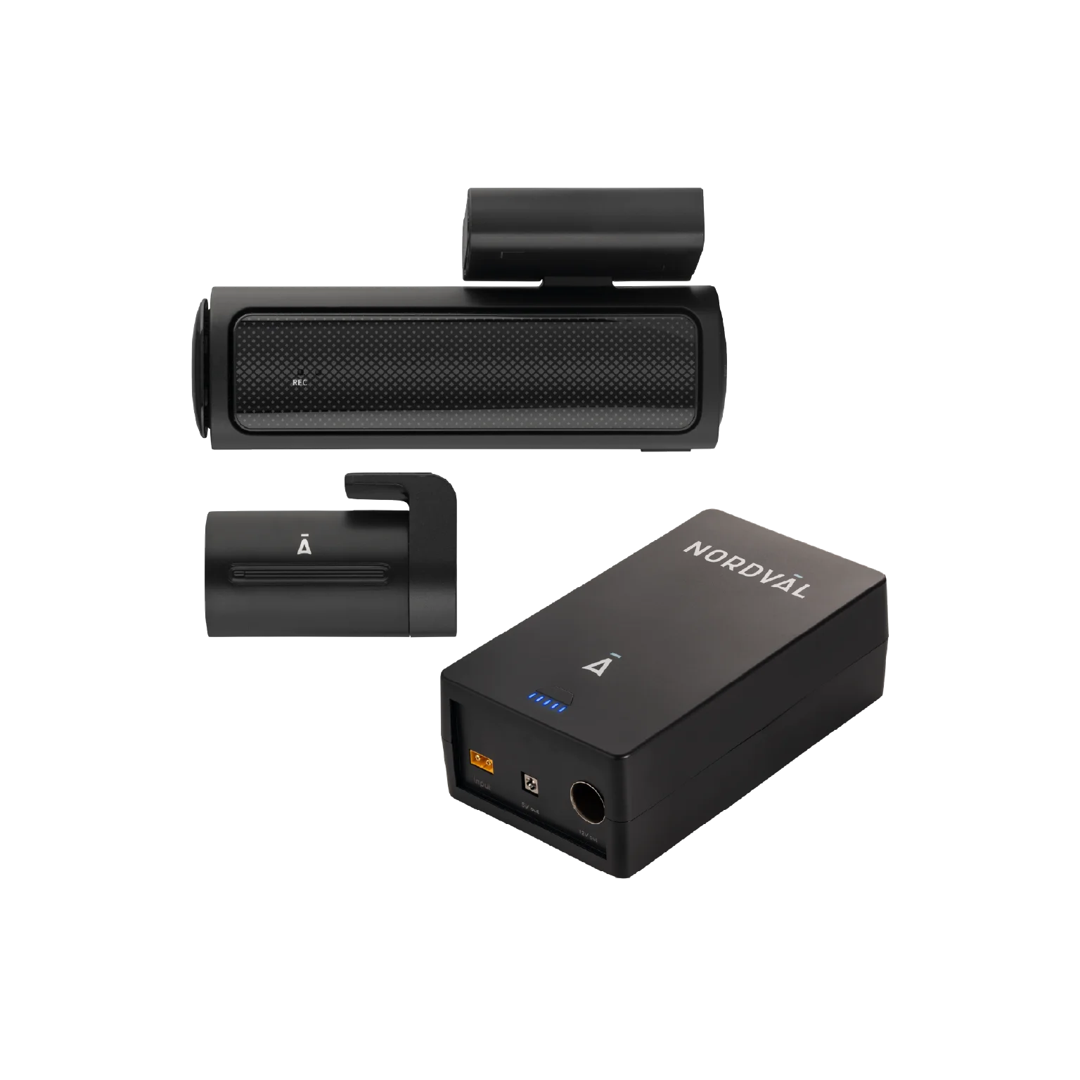 DC202-2CH Dashcam + BP125 Battery Pack