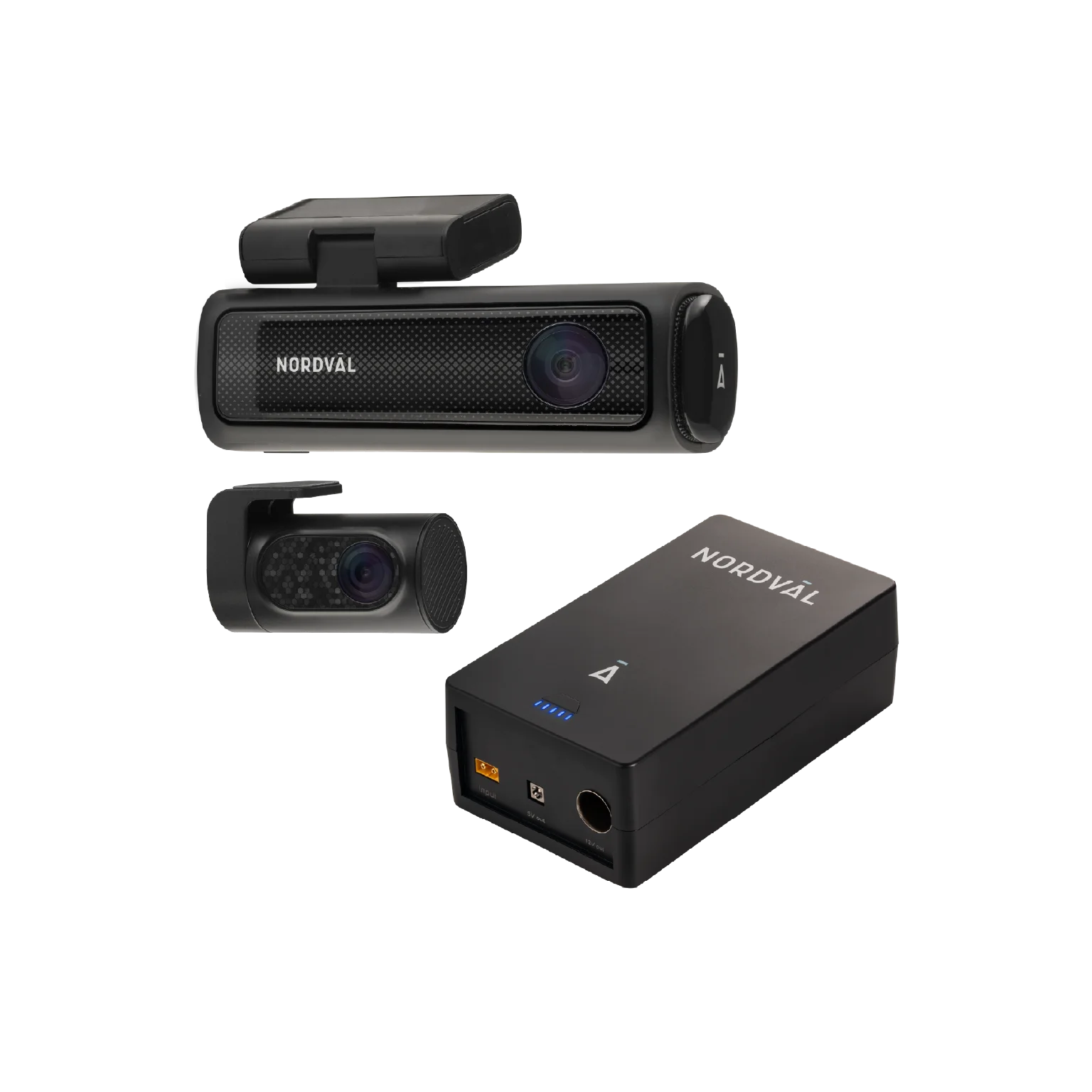 DC202-2CH Dashcam + BP125 Battery Pack