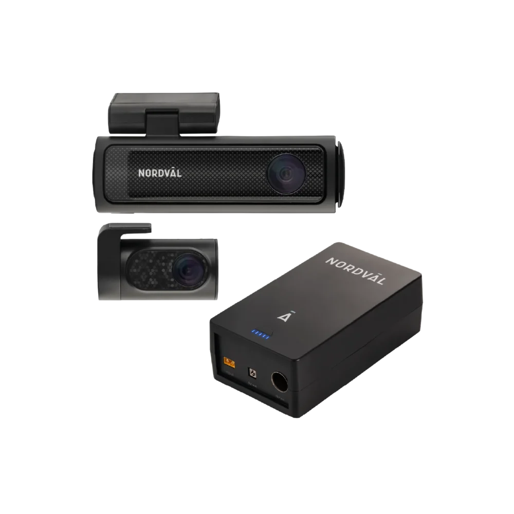 DC202-2CH Dashcam + BP125 Battery Pack