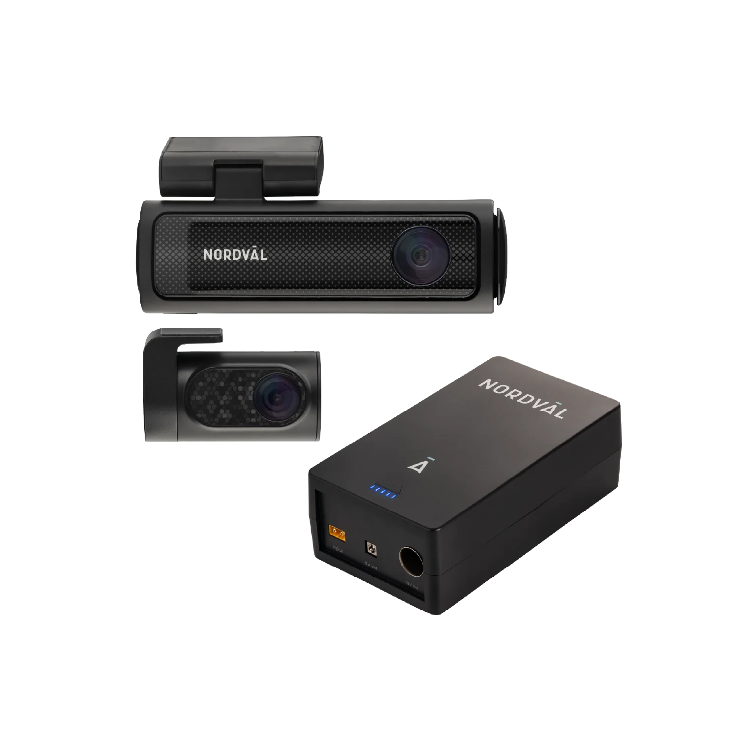 DC202-2CH Dashcam + BP125 Battery Pack